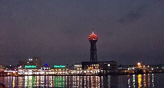 베이사이드 플레이스와 하카타항 야경